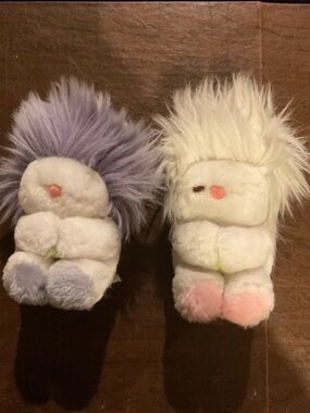 Two Vintage 1982 Dakin Frou Frou Nature Babies Plush Stuffed Animal